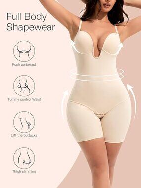 Slimers Backless Shapewear Tummy Control